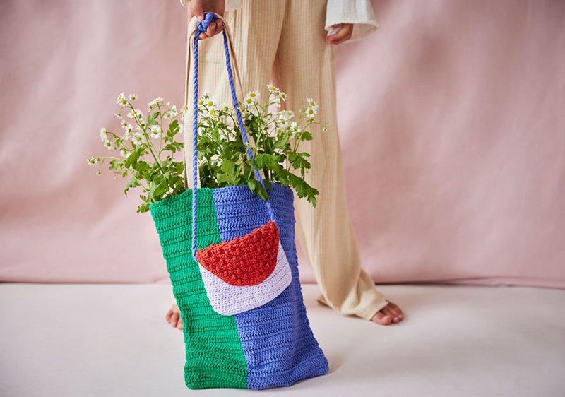 Crochet Shopper Large Assortiment de 2 modèles