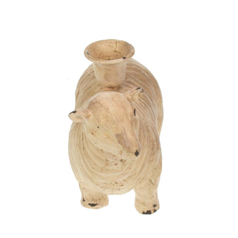 Candlestick sheep cream