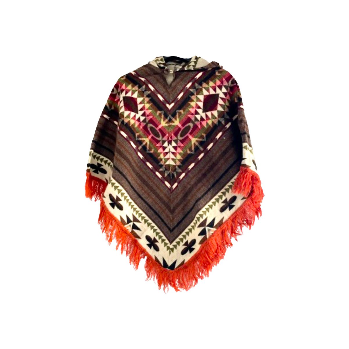 Poncho Alpaca | Taupe koraal 