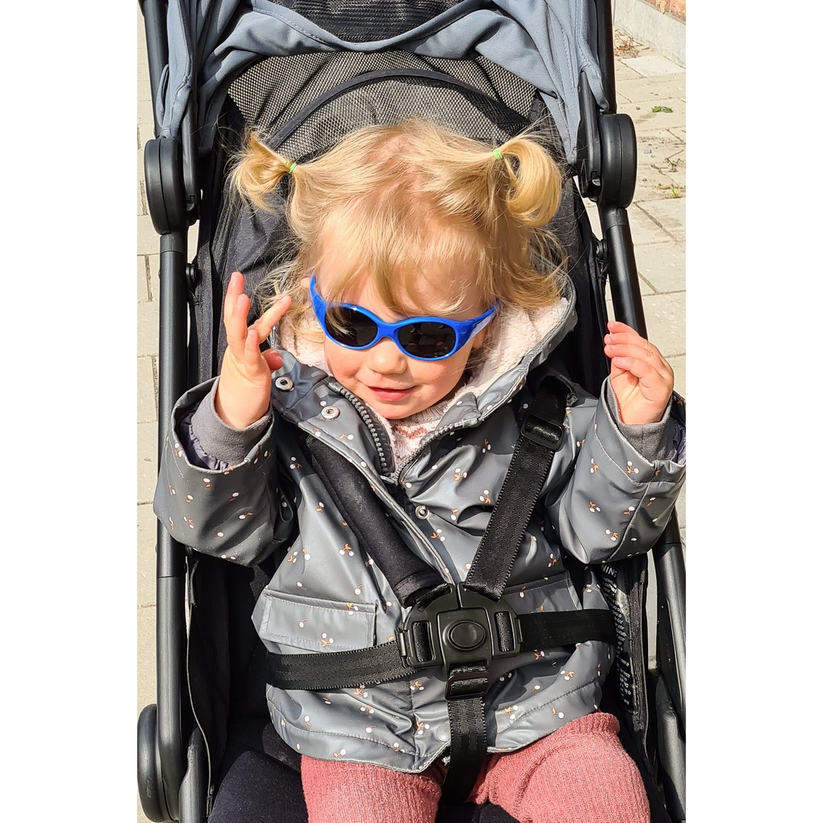 Children's sunglasses Noah with strap 0 - 1 year - size S - aqua