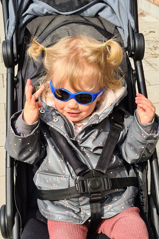 Children's sunglasses Noah with strap 0 - 1 year - size S - aqua