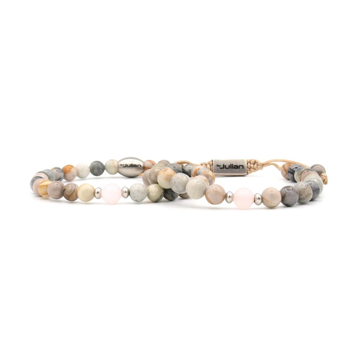 Moeder en dochter armbandenset Picasso Jaspis