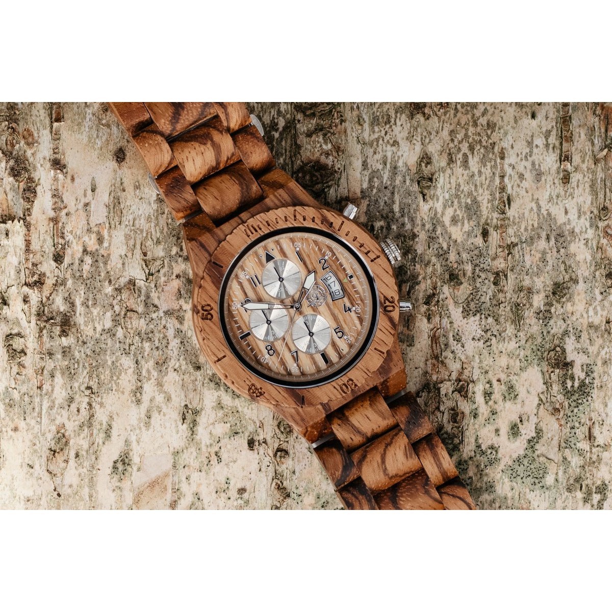 Greenwatch | Timer | Holzuhr Unisex | Zebrano