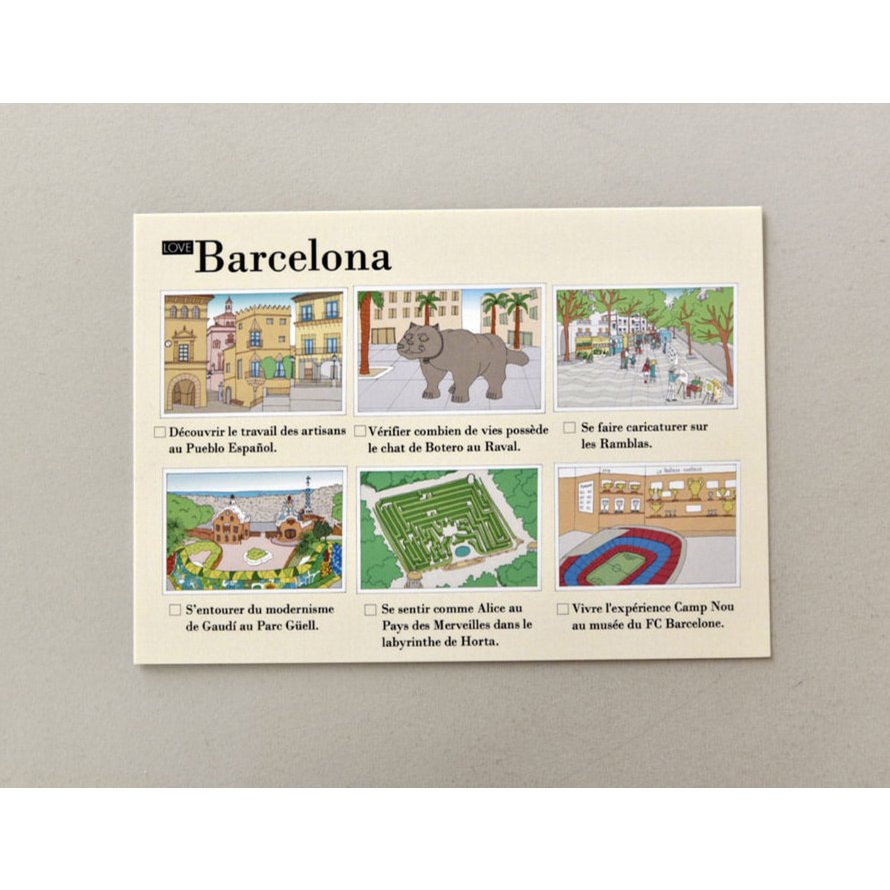 Postales Ilustradas Barcelona