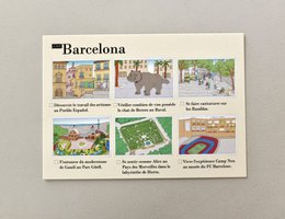 Ilustrowane Pocztówki Barcelona