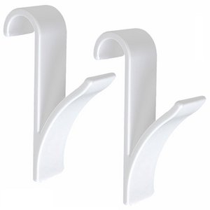 Radiator hook plastic 6x2.5x9.5cm 2pcs
