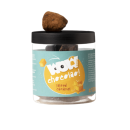 Tartufi Al Cioccolato Al Caramello Salato Vaso Regalo 130g | Cioccolato dolce salato