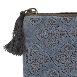 Sofina Cosmetic Bag, Blue, Cotton