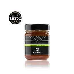 Greek forest honey, 250g. Rich, aromatic honey with a deep golden color and a complex, floral flavor profile.