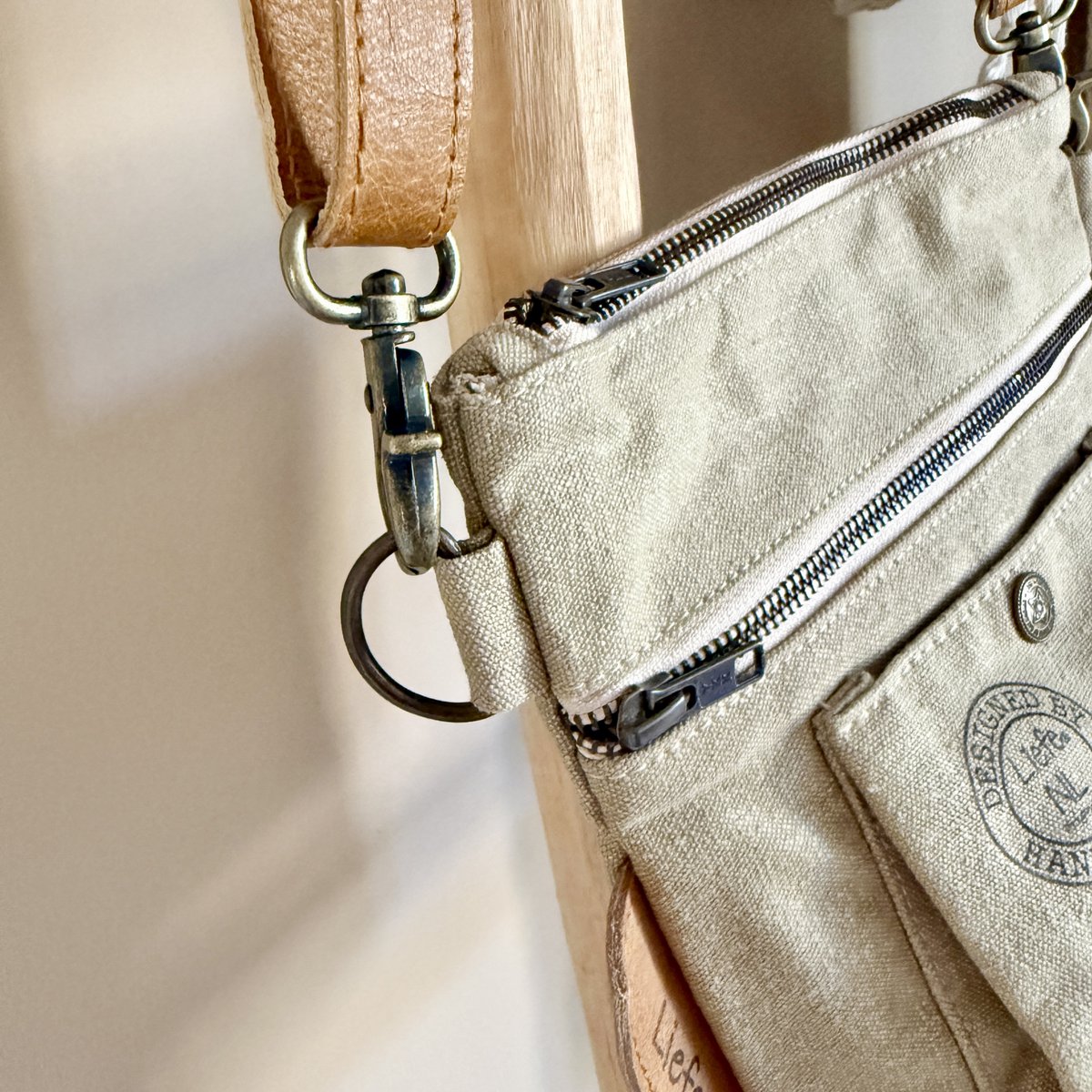 FestivalBag (recycled cotton khaki) NEW BATCH