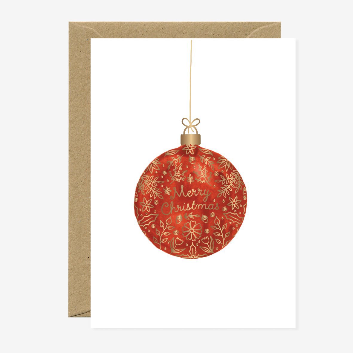 Ornament - Weihnachtsgrußkarte