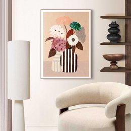Painting Slim Frame Field Bouquet 70x50