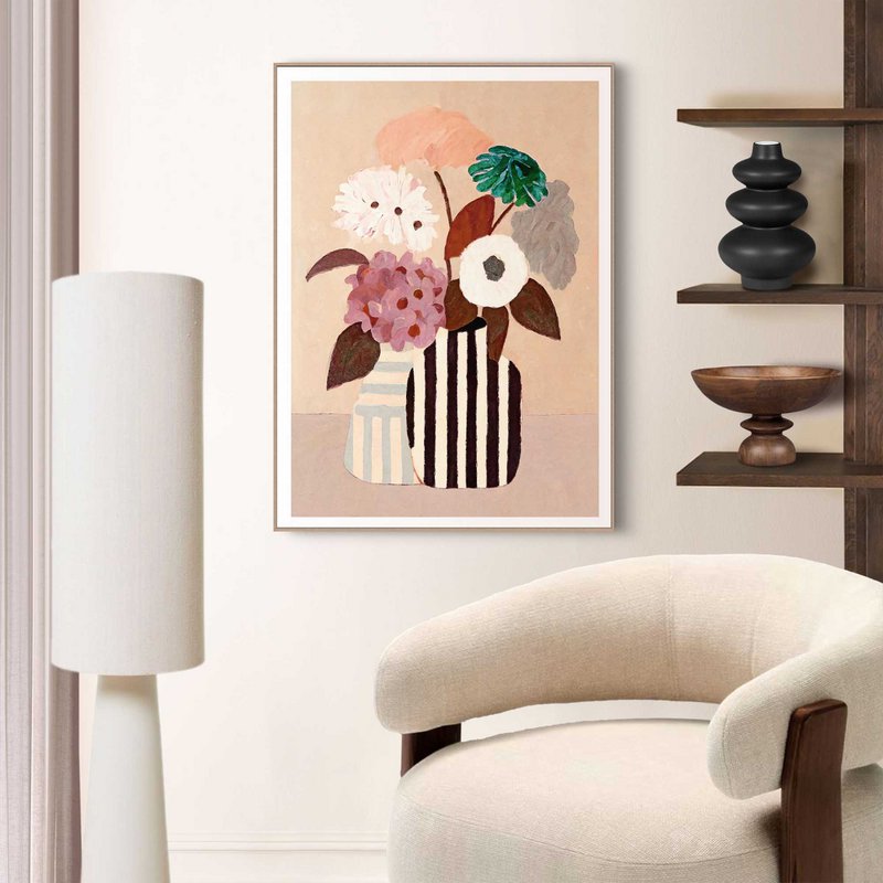 Painting Slim Frame Field Bouquet 70x50