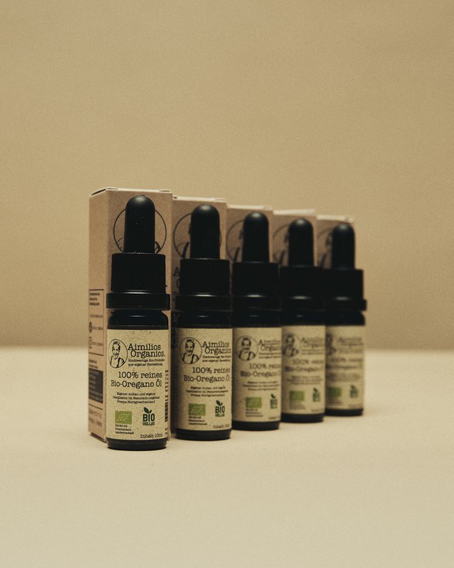 Organiczny olej z oregano - 10 ml butelka z zakraplaczem - czysty olej o pełnym spektrum - 100% olejek eteryczny