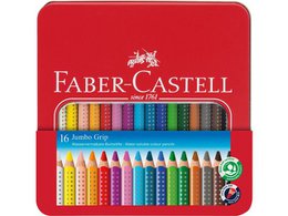 Colored pencil FC Jumbo Grip case with 16 pieces assorted