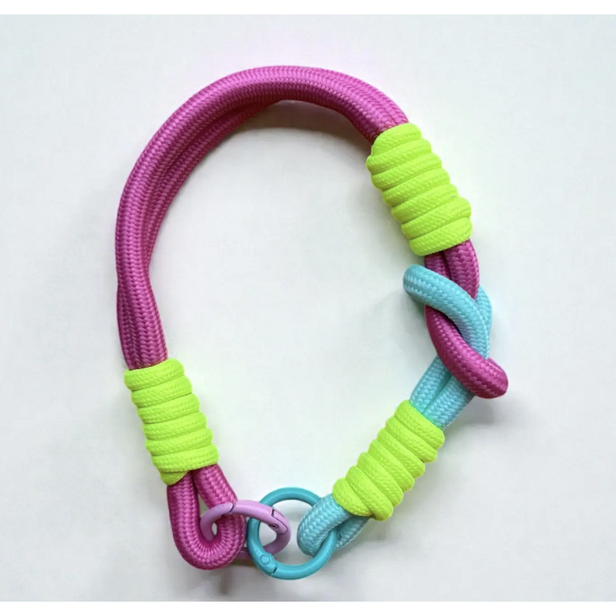Keychain - Cell Phone Strap - Purple - Green MESSE