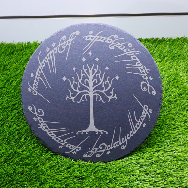 Premium Gondor Tree Slate serwingowa, wystrój kuchni, Władca Pierścieni Tolkien House Earming