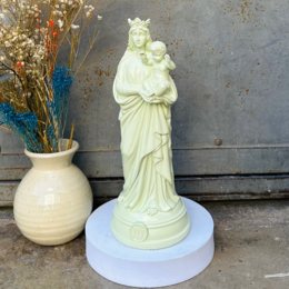 Statuetta di decorazione d'interni Notre-Dame de la Garde, ho visto la Vergine 30 cm - Colori senza tempo