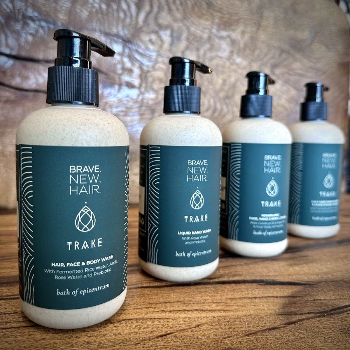 Trake Organic 2‑in‑1 Hair Conditioner & Leave‑In Cream – with Fermented Rice Water, Coconut Oil & Rose Water