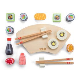 Set da gioco Sushi in legno - 21 pezzi