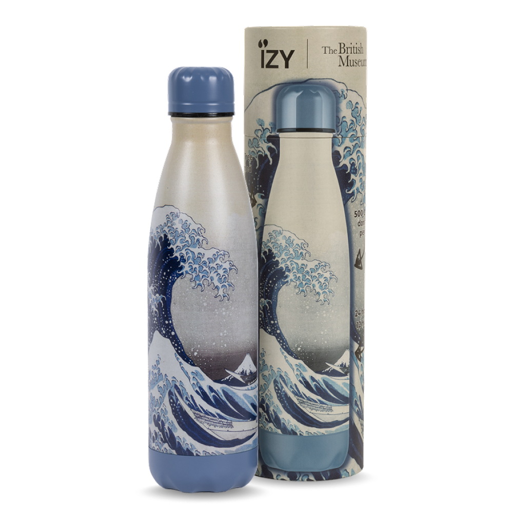 Izy thermosfles Izy flessen x de grote golf - 500 ml to -go geïsoleerde waterflessen