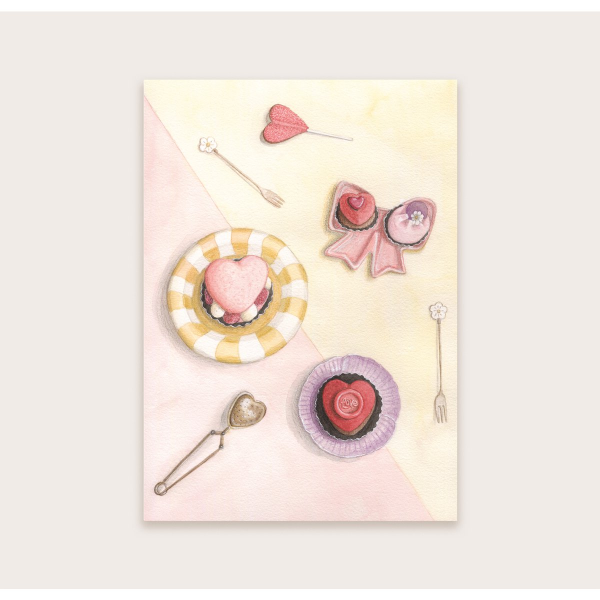 Postcard Love Patisserie