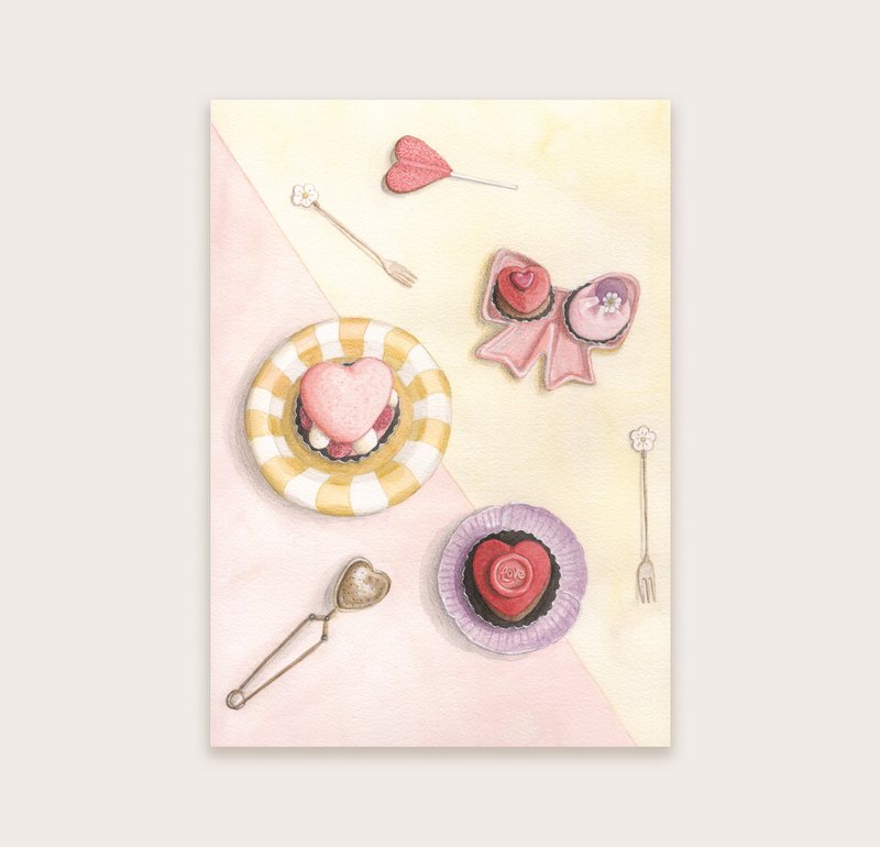 Postcard Love Patisserie