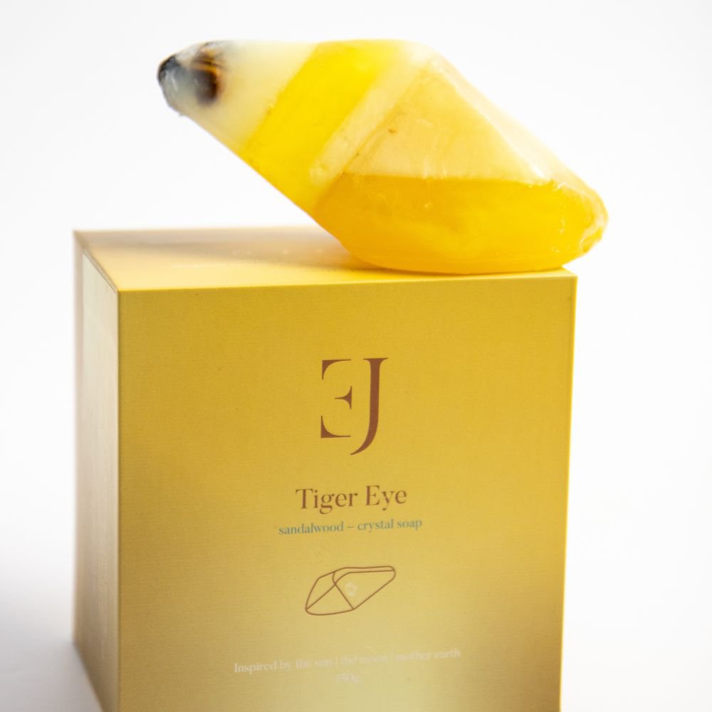 Tiger Eye Crystal Soap