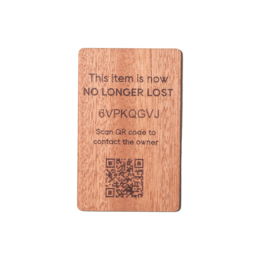 Portafoglio in legno di mogano sapele