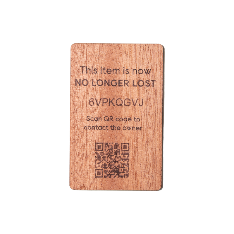 Portafoglio in legno di mogano sapele