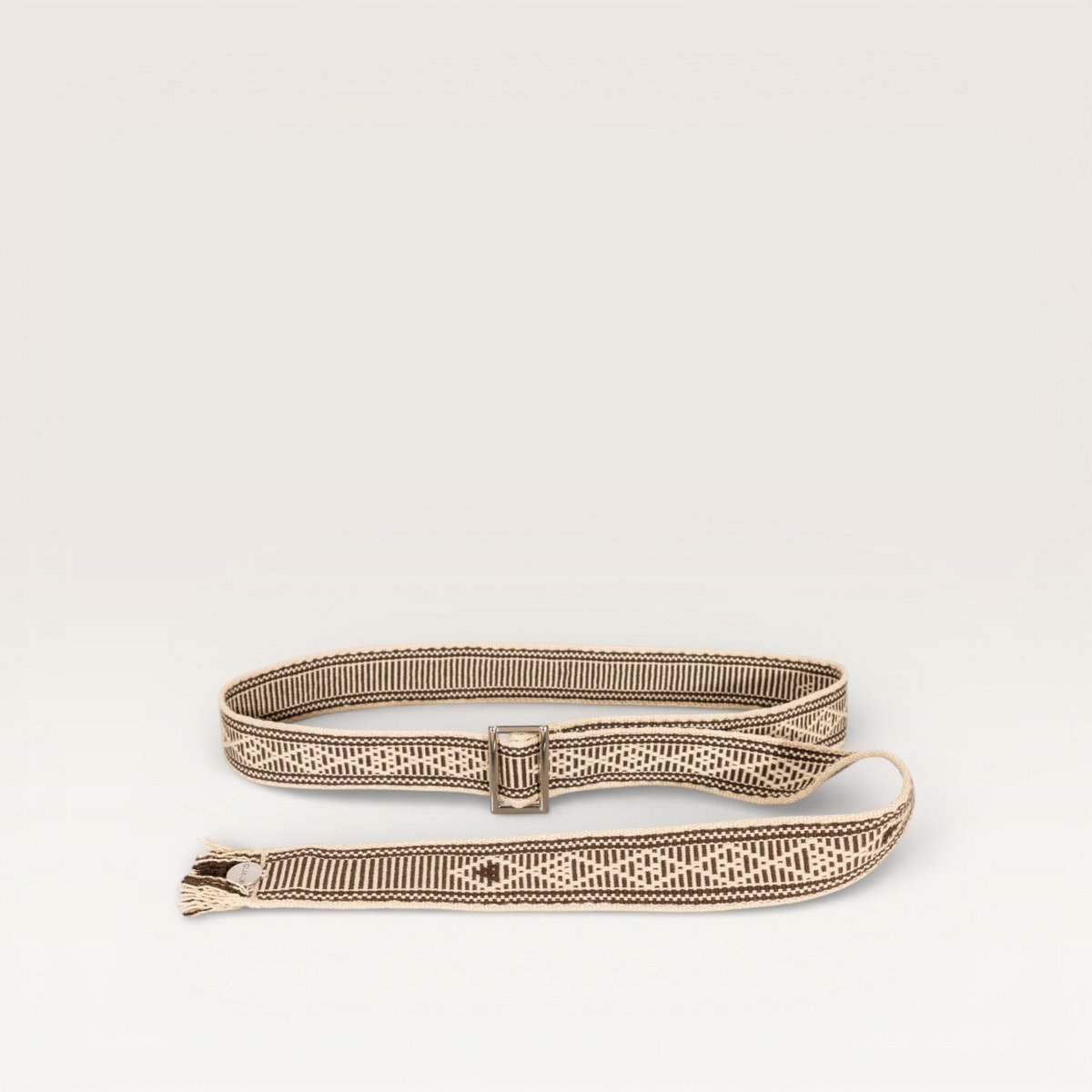 Geometric buckle belt | Black