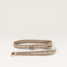 Geometric buckle belt | Black