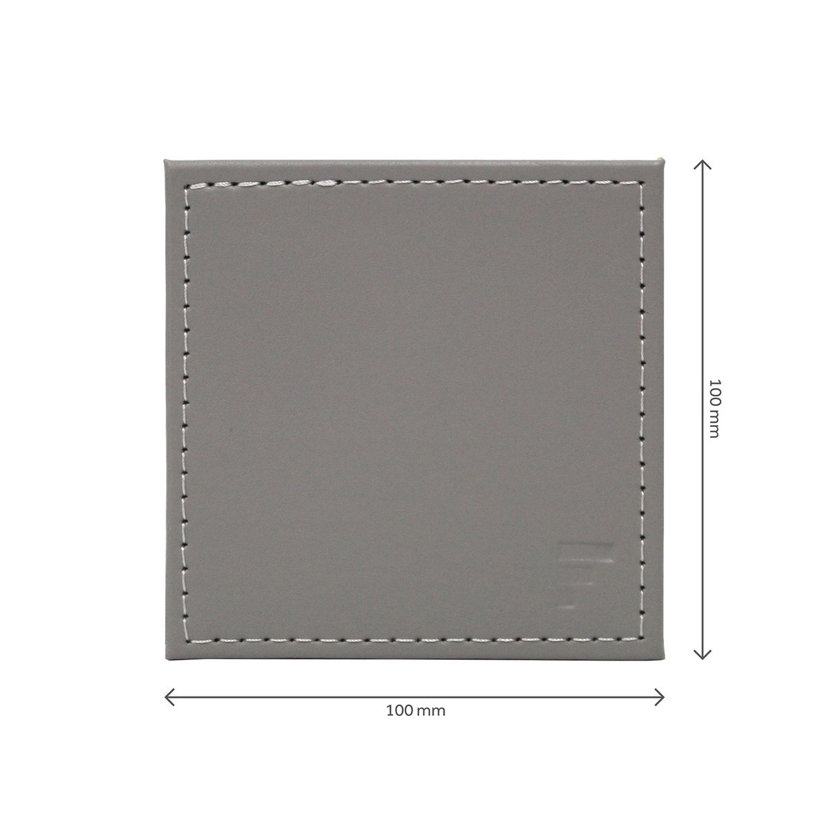 Coasters DUO, set of 4, grey/white