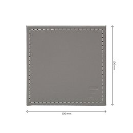 Coasters DUO, set of 4, grey/white