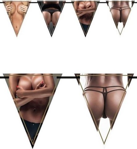 Kinky Vergnügen - ft013 - sexy Körpergirlanden - 2 Models - Mann oder Frau - 1 Stück