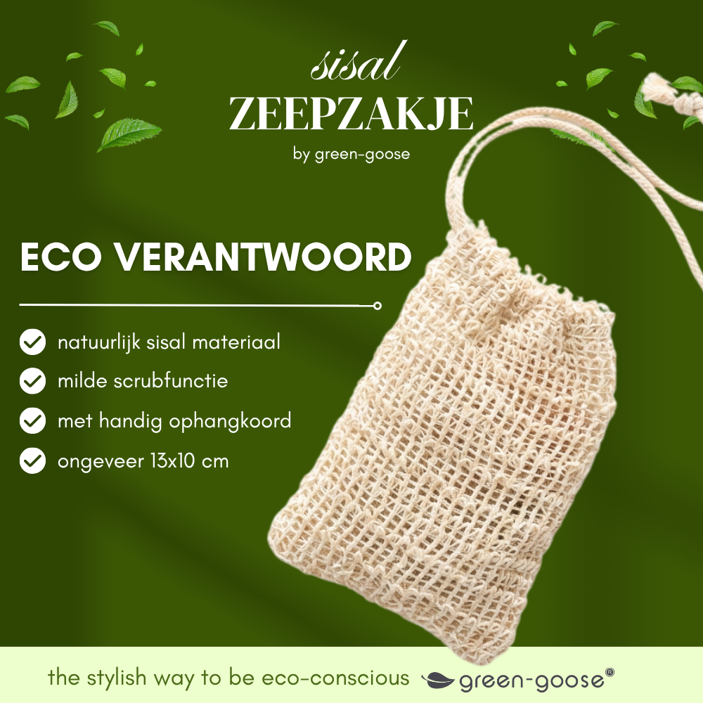 grøngås Sisal Zeepzakje