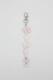 Portachiavi fiocco rosa