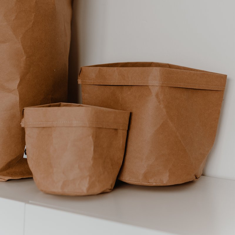 Paperbag 2er Set natur (VE = 6 Sets)