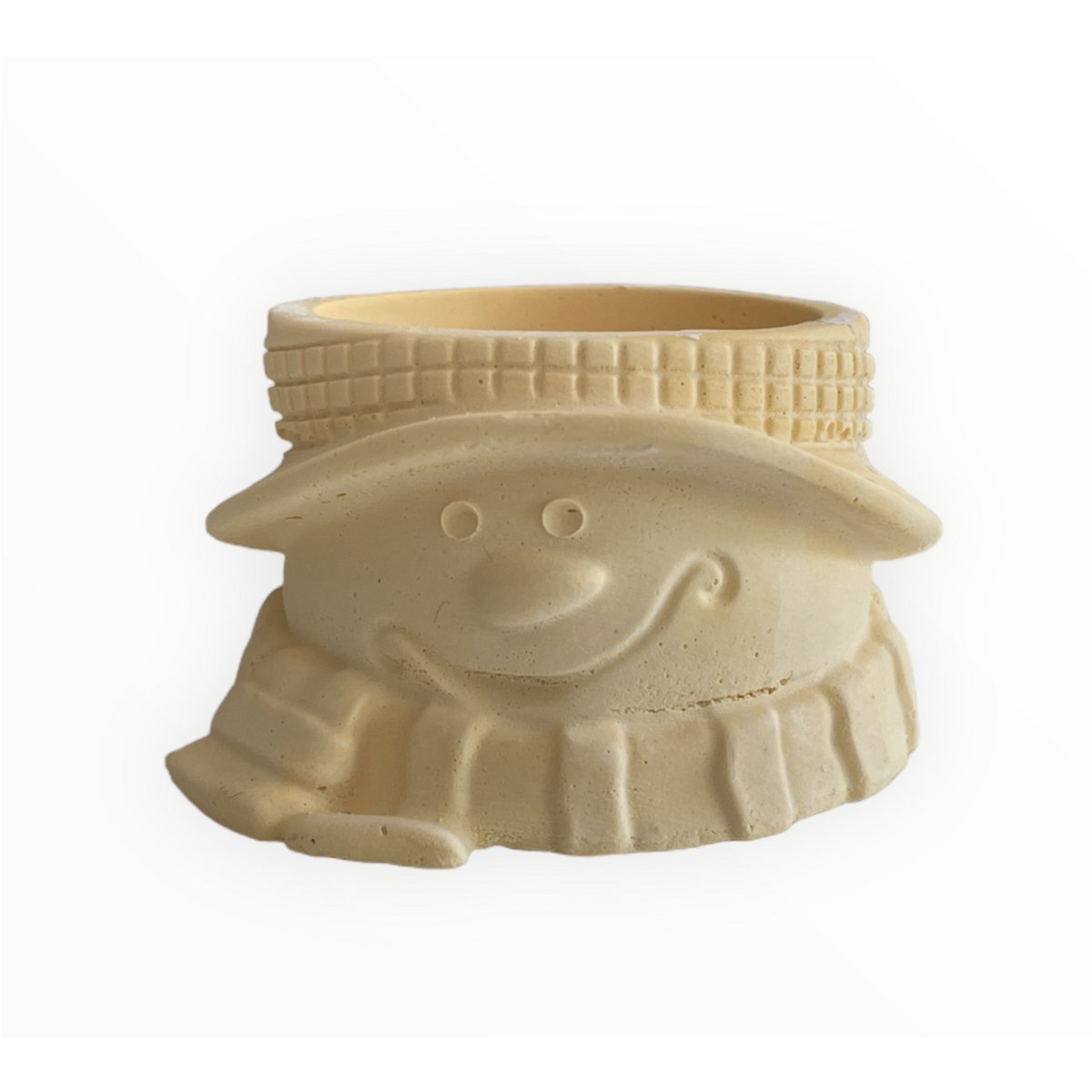 New In! Snowman Tealight Holder  - made of Jesmonite