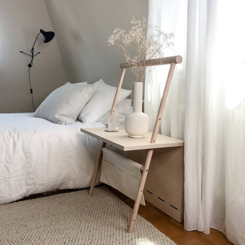 Tavolo in legno "IKIGAI" regolabile in altezza
