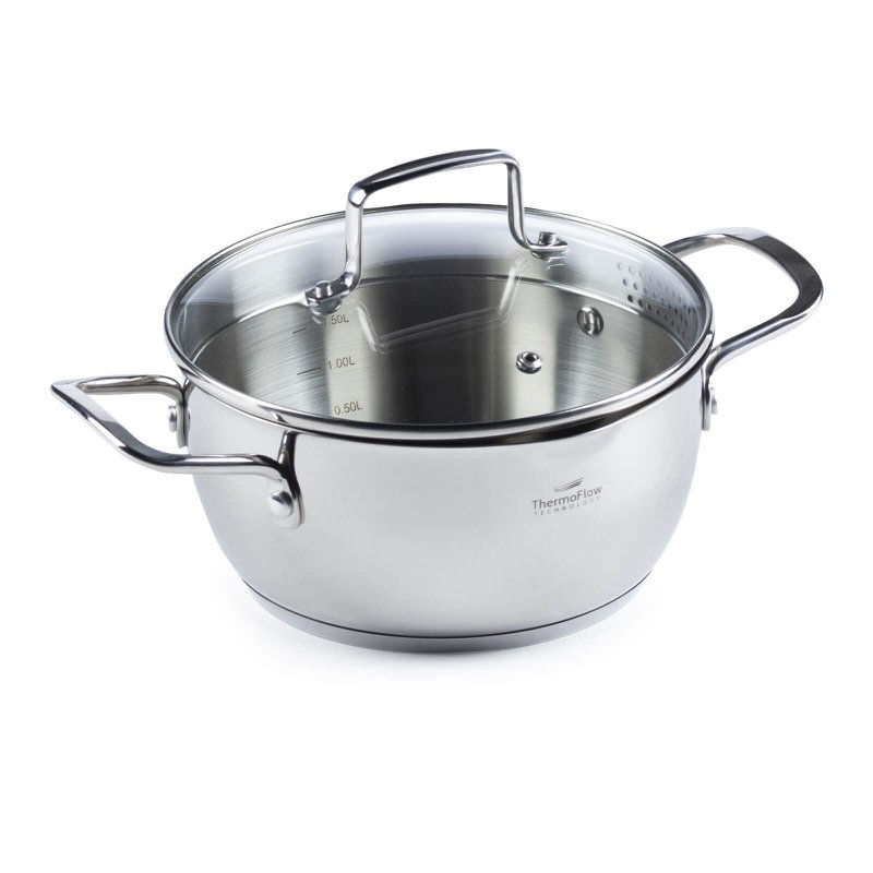Pour & Cook Casserole with glass lid - 24x17 cm