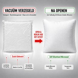 Inserto per cuscino / Binnenkussen – 70x70 cm – Microfibra 2100 g – 100% poliestere – Pelle urbana