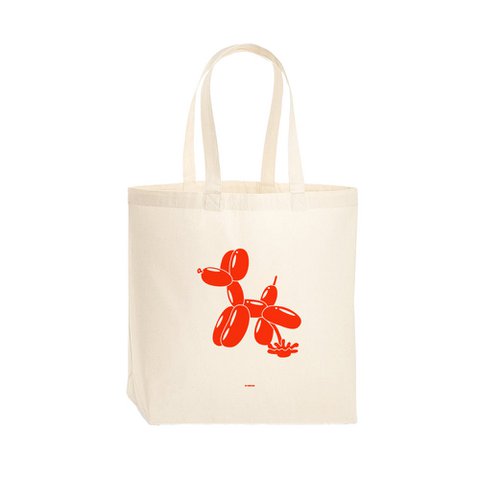 Cotton bag - Peeing balloon dog