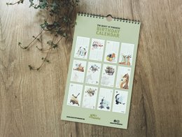 Dyrefødselsdagskalender, evighedskalender, miljøvenlig