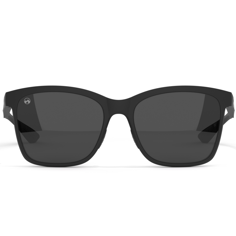 Maui - Matt sort stel | sort linse