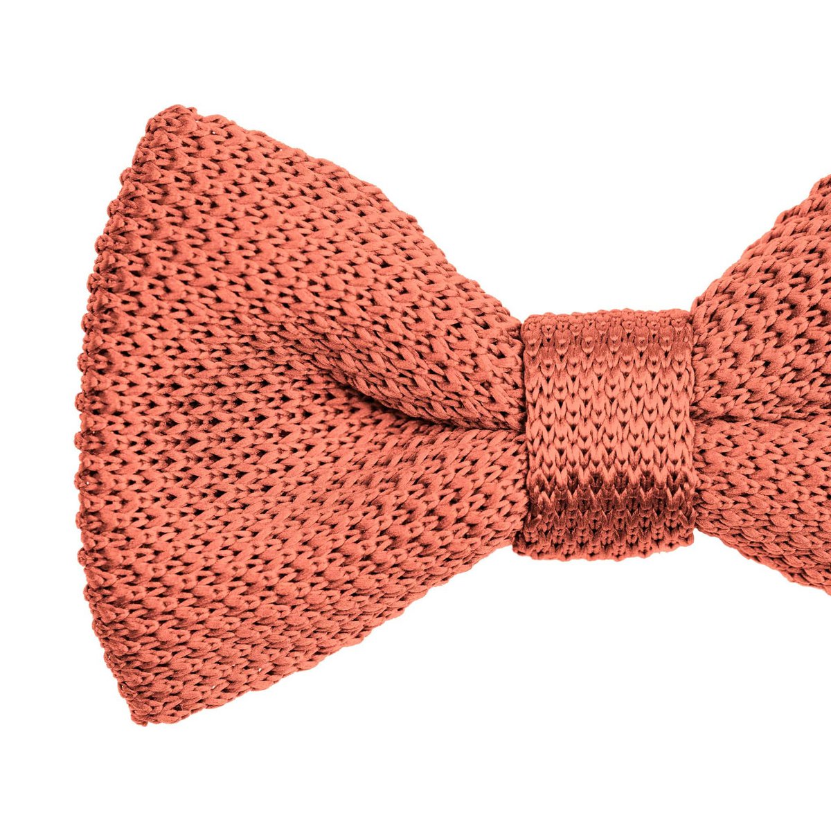 Rustikale orange gestrickte Fliege