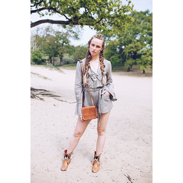 Yama Leather Shoulder Bag