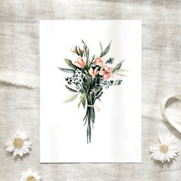 Cartolina - Mazzo di fiori