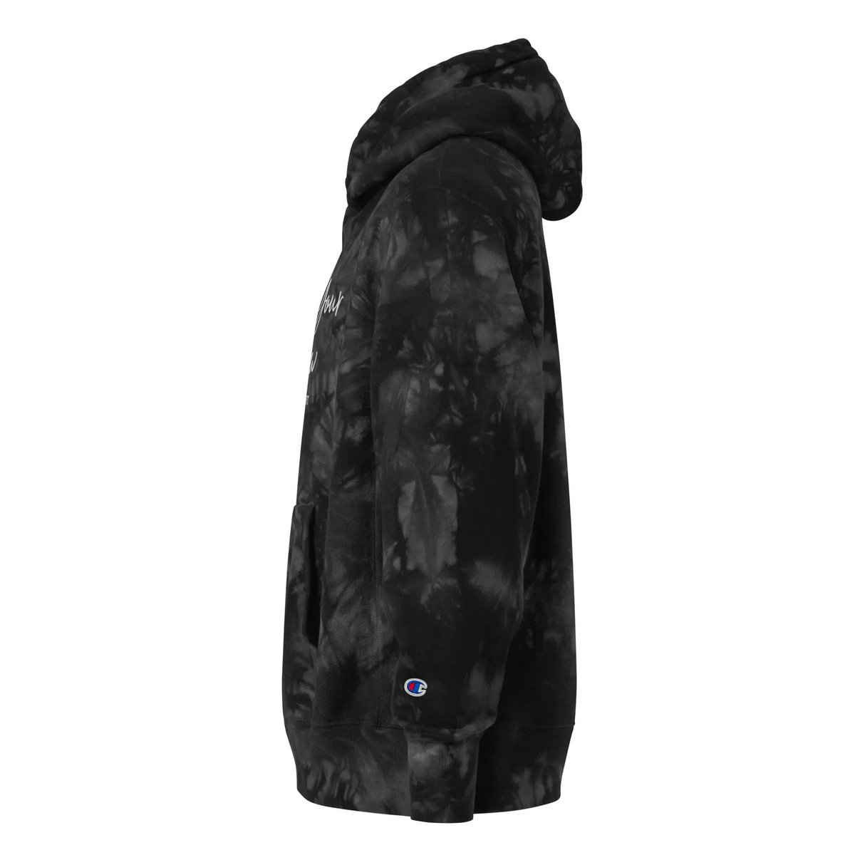 Own Your Glow Unisex Champion Batik-Hoodie mit Stickerei | Champion-Hoodie