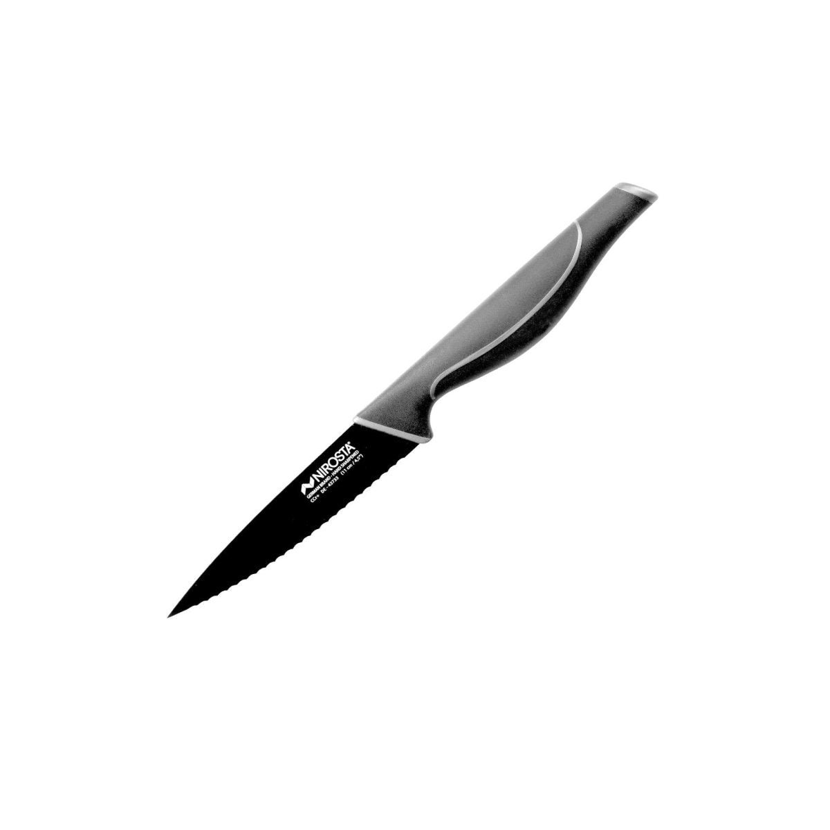 Nirosta Black Edition serrated kitchen knife